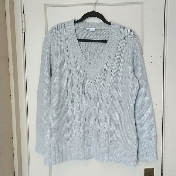 GUC Columbia Size XL Cable Knit Sweater - Picture 1 of 5